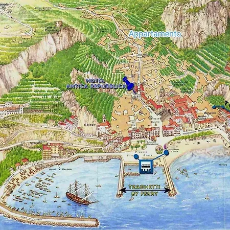 Antica Repubblica In The Historical Center 2 Minutes Away,100mt From The Sea 4* Amalfi